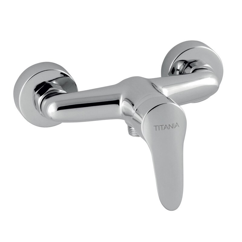 Baterie dus, cu iesire inferioara, Titania Iris New, Novaservis