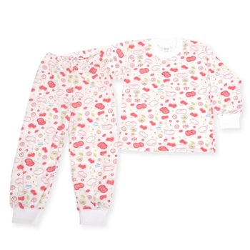 Pijamale copii, din bumbac imprimat, 1-2 ani Pijamale copii, din bumbac imprimat, 1-2 ani