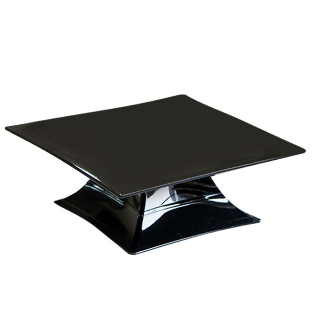 Platou cu suport prezentare policarbonat RAKI 35x35xh10,5 cm MN0136337