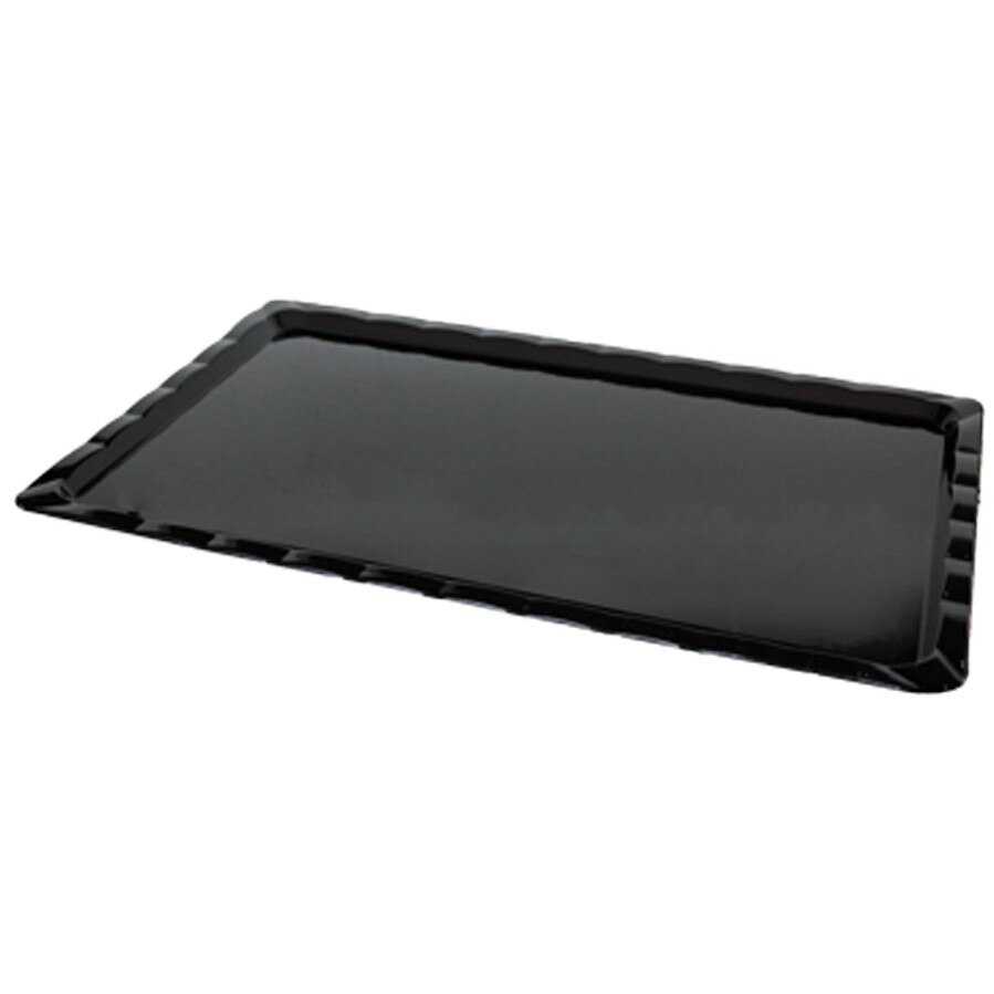 Platou dreptunghiular policarbonat RAKI pentru desert 20x30x2cm negru