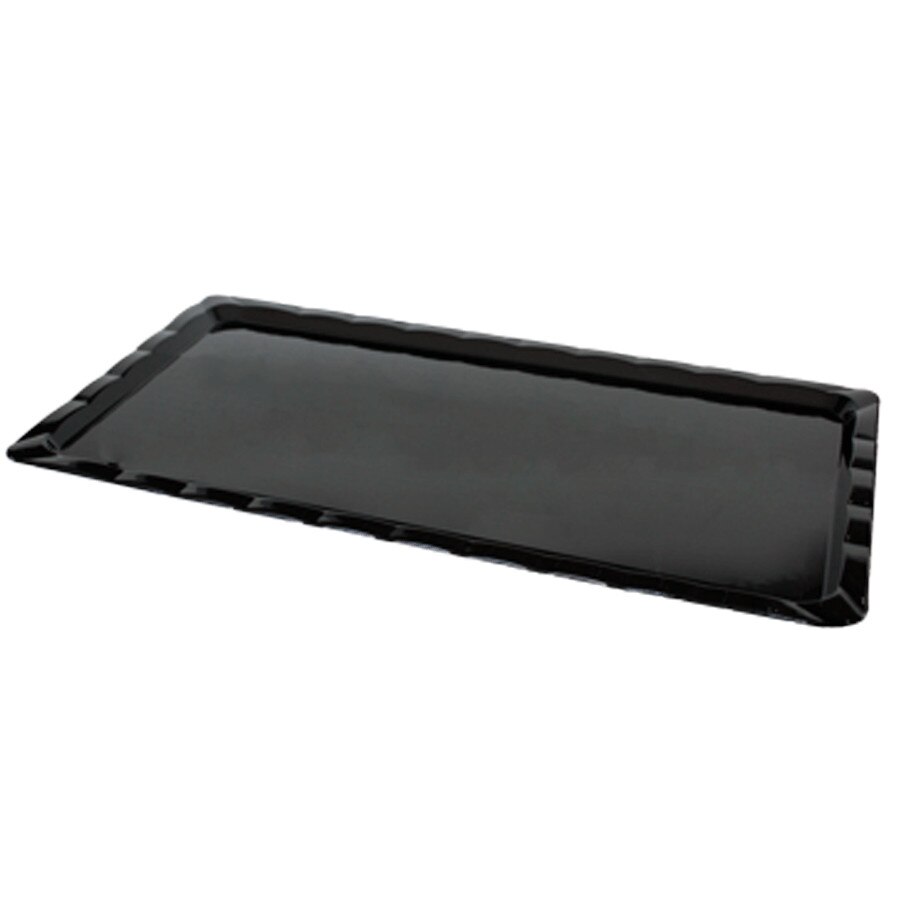 Platou dreptunghiular policarbonat RAKI pentru desert 15x30x2cm negru