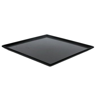 Platou patrat melamina RAKI 19,5x19,5x1cm NEGRU Platou patrat melamina RAKI 19,5x19,5x1cm NEGRU