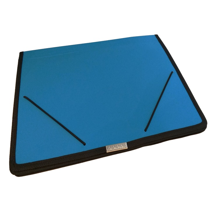 Mapa plastic (2 compartimente) , albastra