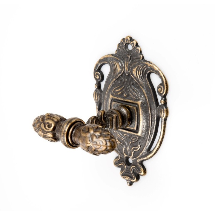 Suport pentru Halat / Prosop ArtNouveau , Alama , Antichizat Br-004