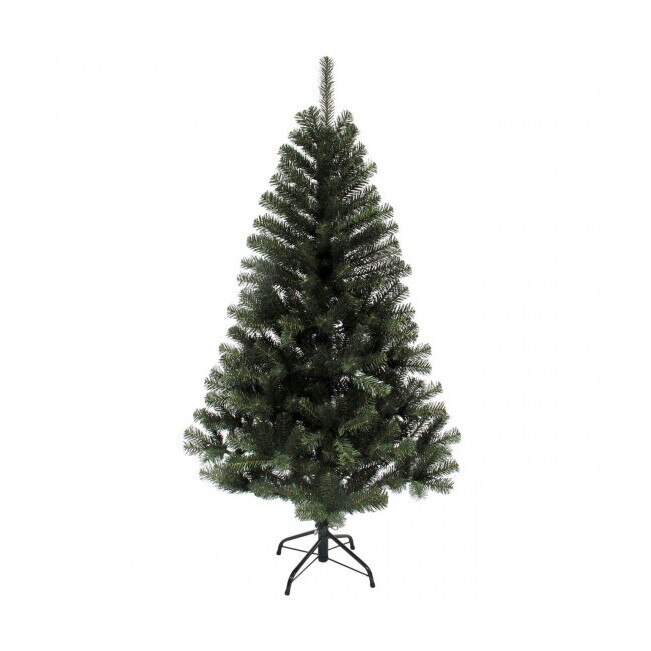 Brad de Craciun artificial, verde, 150 cm, frunzis dens, 400 ramuri