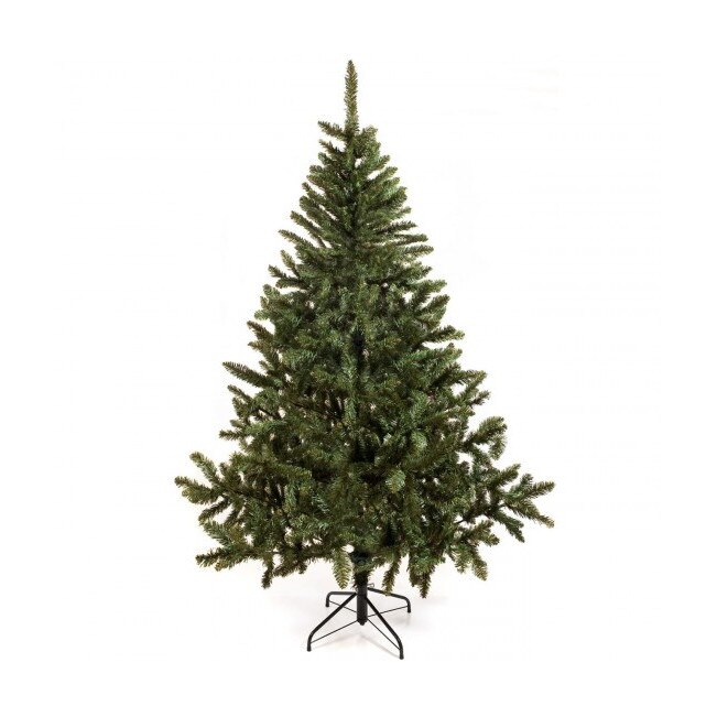 Brad de Craciun verde, 180 cm, 540 de ramuri, suport metalic inclus