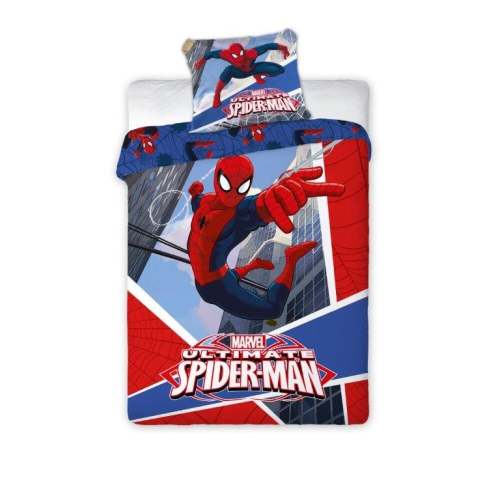 Set lenjerie pentru copii Spider-Man 140 x 200 + 70 x 90