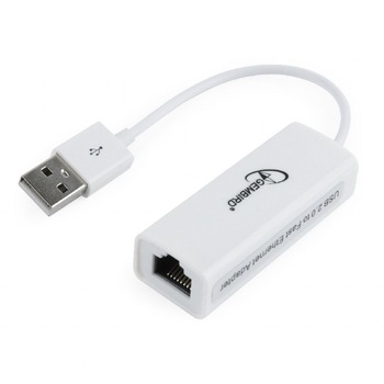 Adaptor Gembird USB 2.0 LAN adapter Adaptor Gembird USB 2.0 LAN adapter
