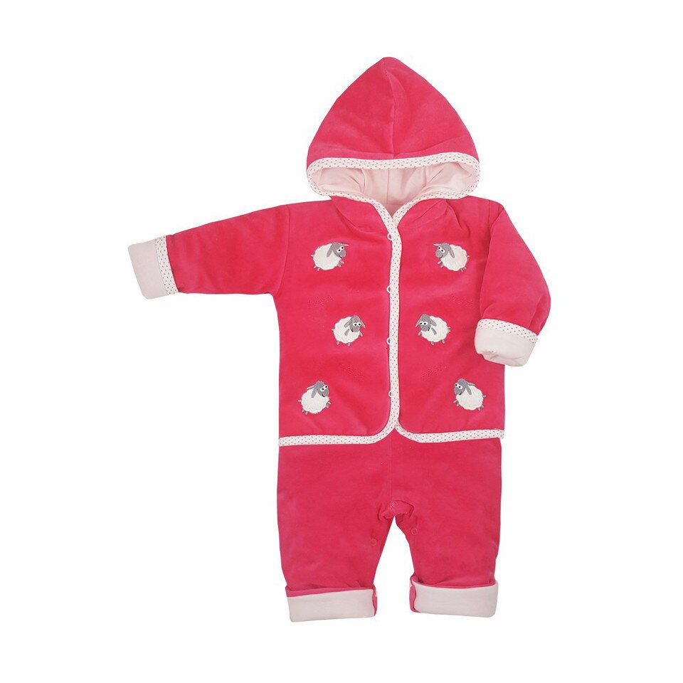 Compleu 2 piese pentru fetite Koala Owieczki 3519-RO, Rosu, 80