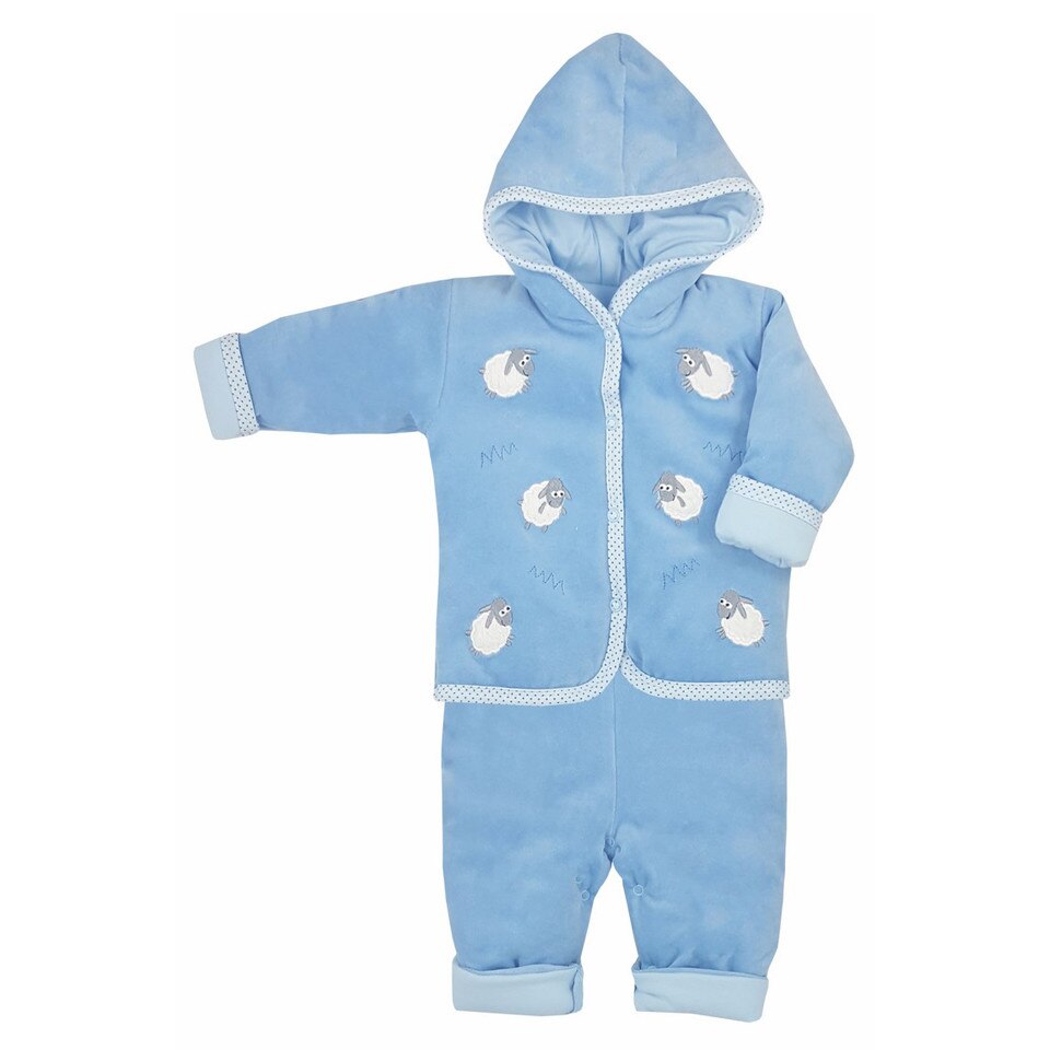 Compleu 2 piese pentru baietei Koala Owieczki 3519-AL, Albastru, 80