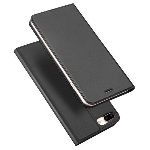 Husa Flip Cover, DUX DUCIS, pentru iPhone 8 Plus / 7 Plus, Gri