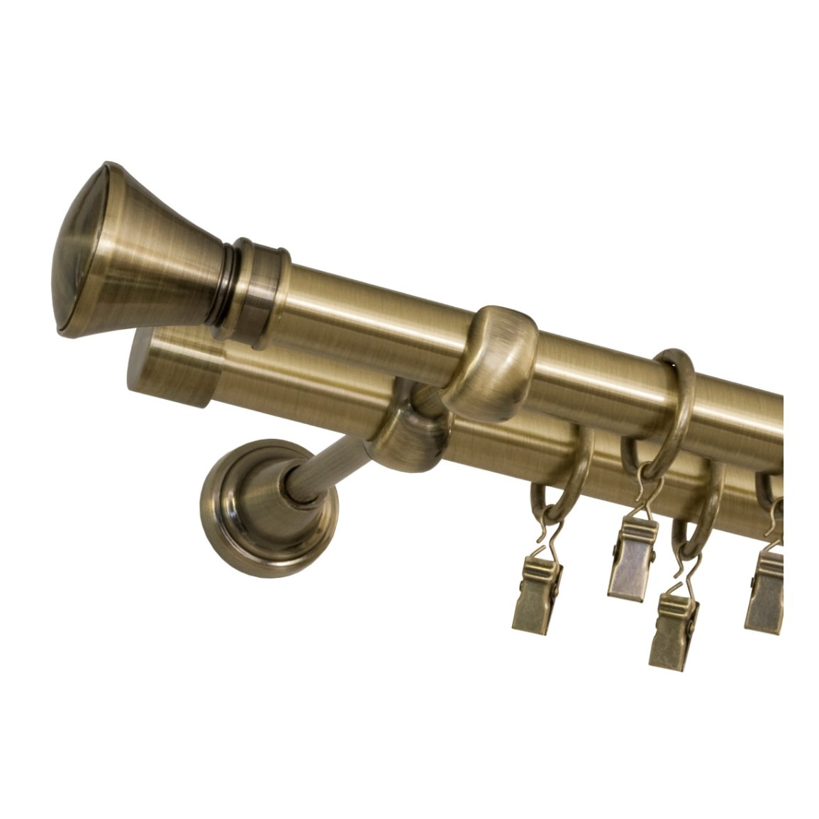Galerie dubla Prince, grosime 19mm, aur antic, 360 cm
