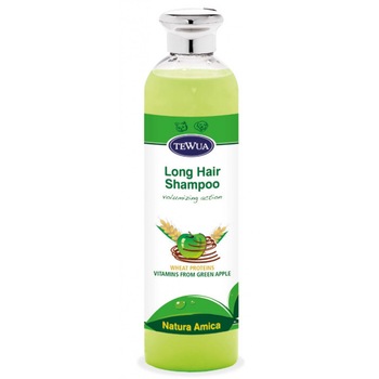 Sampon pentru par lung cu mere verzi 250 ml, Tewua Sampon pentru par lung cu mere verzi 250 ml, Tewua