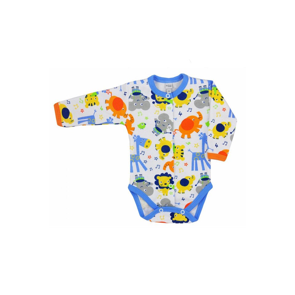 Body cu maneca lunga pentru baieti Koala Zoo 3186-A, Multicolor