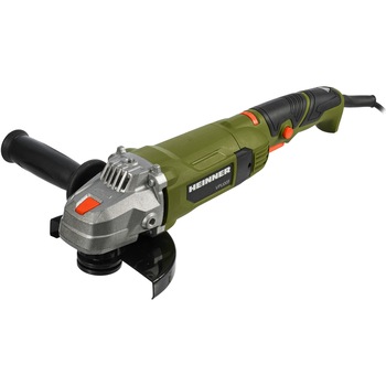Polizor unghiular (flex) Heinner VPU005, 1200 W, 12000 RPM, 125 mm diametru disc + maner lateral + perii + aparatoare + cheie montare disc Polizor unghiular (flex) Heinner VPU005, 1200 W, 12000 RPM, 125 mm diametru disc + maner lateral + perii + aparatoare + cheie montare disc