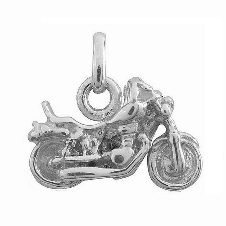 Motor medál, masszív ezüst ékszer