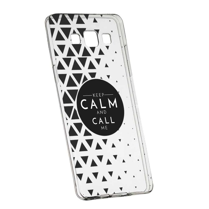 Силиконов калъф, прозрачен, тънък, Keep Calm, 2, Huawei MATE 10