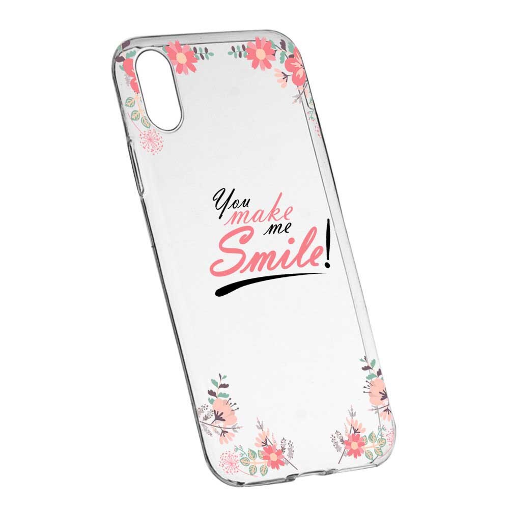 Husa pentru Apple iPhone XR, Make Me Smile, 3, Silicon