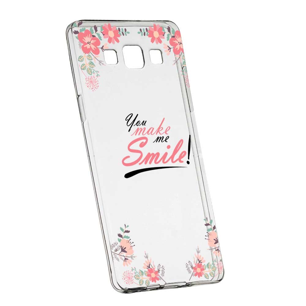 Husa Silicon, Transparent, Slim, Make Me Smile, 3, Huawei MATE 10