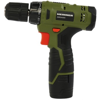 Masina de gaurit si insurubat pe acumulator (bormasina) Heinner AMGA005, 10.8 V, 1300 mAh, 650 RPM, 18 Nm Masina de gaurit si insurubat pe acumulator (bormasina) Heinner AMGA005, 10.8 V, 1300 mAh, 650 RPM, 18 Nm