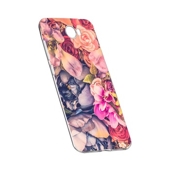 Husa Silicon, Transparent, Slim, Floral, 5, Huawei Y7 / Enjoy 7 Plus / Nova Lite Plus 2017 Husa Silicon, Transparent, Slim, Floral, 5, Huawei Y7 / Enjoy 7 Plus / Nova Lite Plus 2017