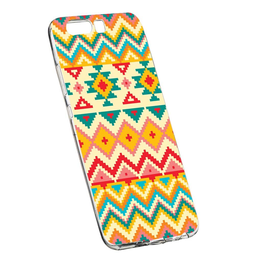 Husa Silicon, Transparent, Slim, Aztec, 11, Huawei Honor 10
