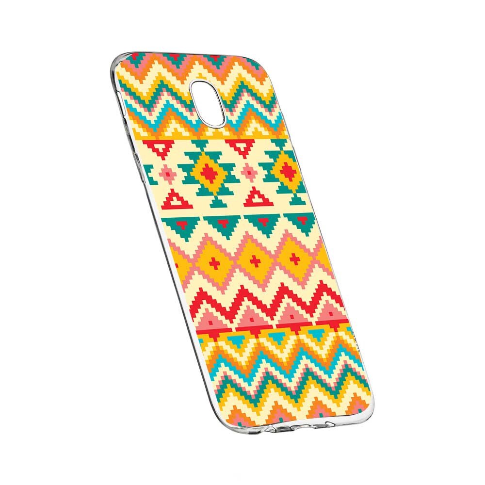 Husa Silicon, Transparent, Slim, Aztec, 11, Motorola MOTO G5