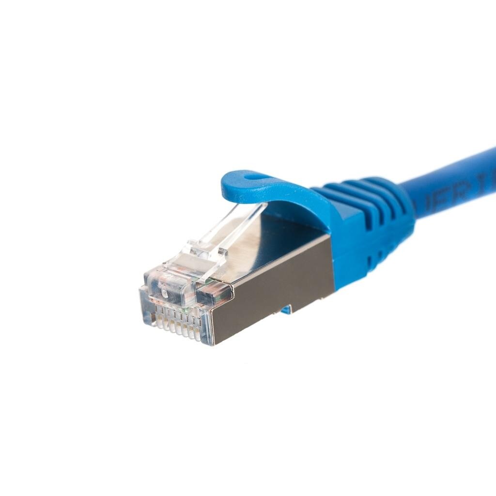 Cablu patch Netrack RJ45, Cat 5e FTP, 3m, Albastru