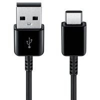 Cablu de date Original Samsung, USB Type-C la USB, 1.5 m, Negru