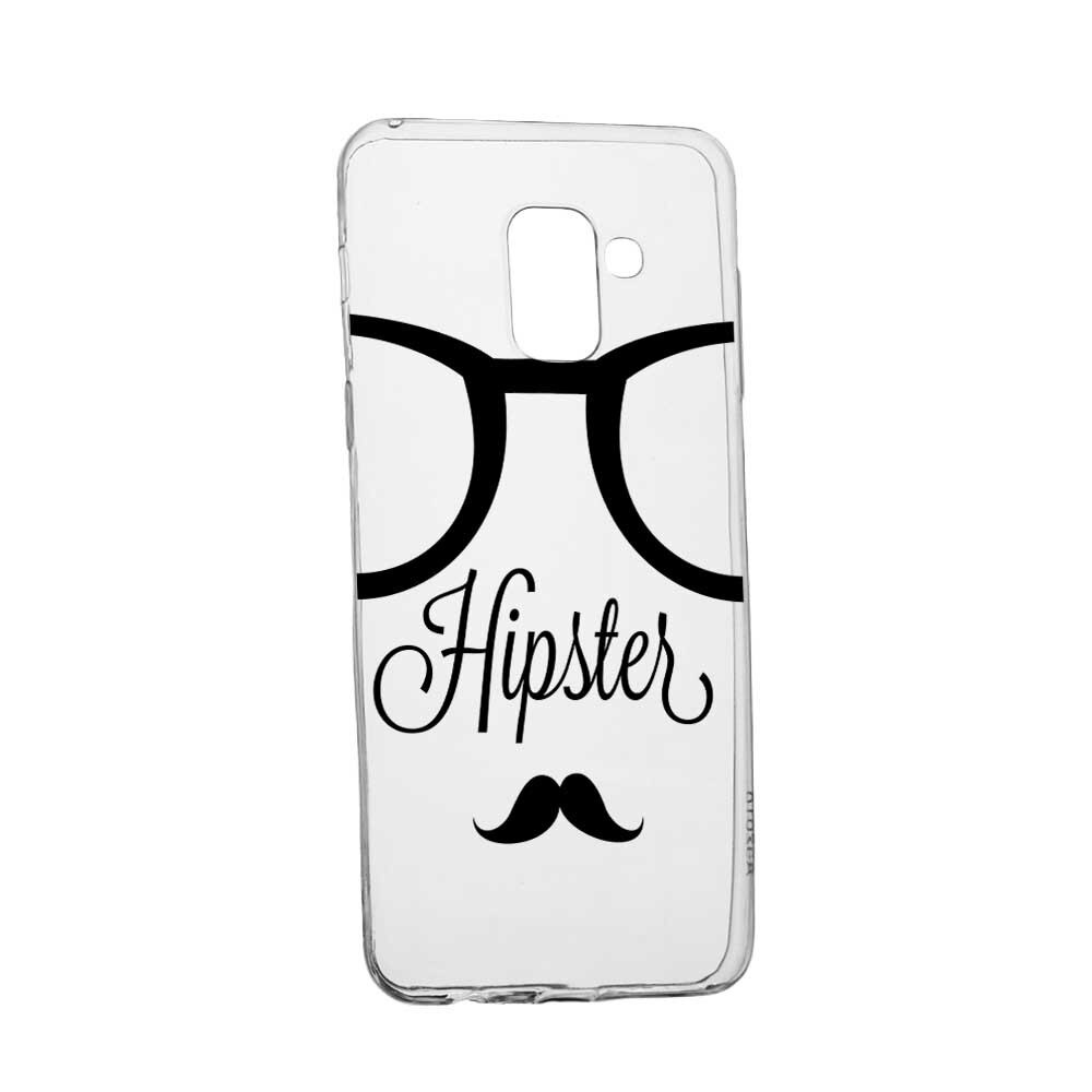 Husa Silicon, Transparent, Slim, Hipster, 12, Samsung Galaxy J6 2018
