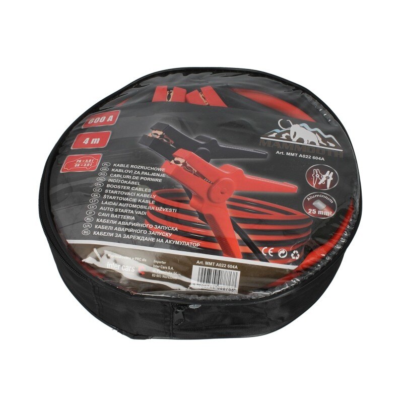 Cabluri de pornire Mammoth 600A, 600 cm