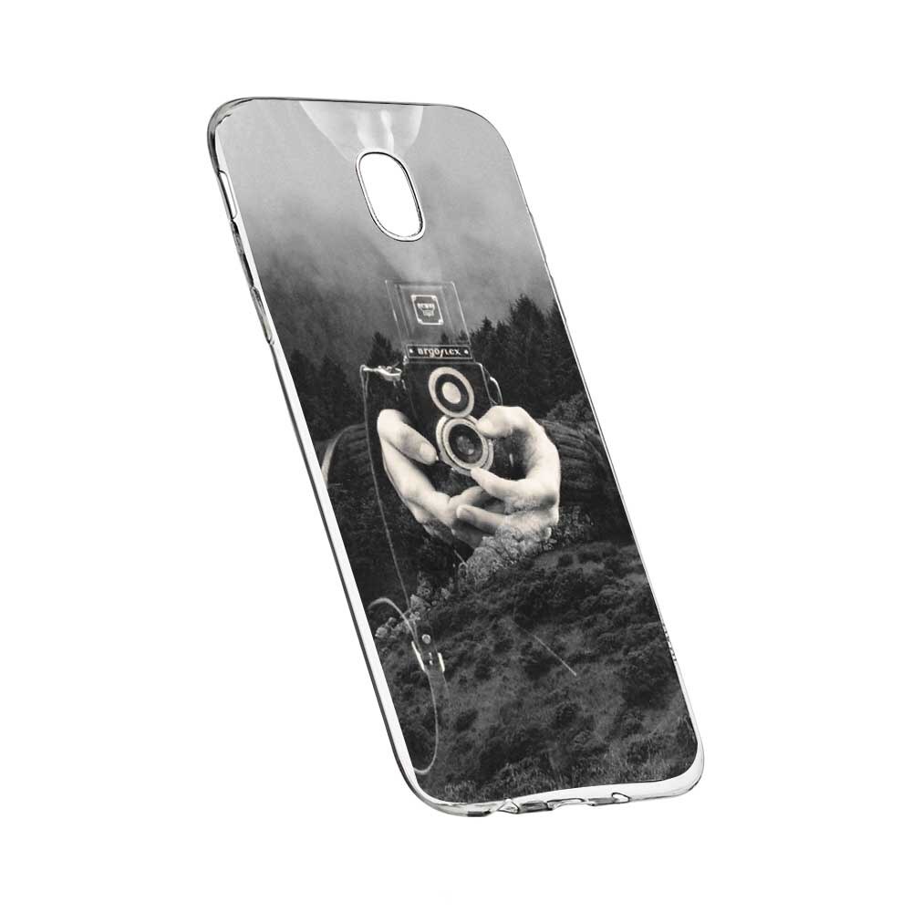 Husa Silicon, Transparent, Slim, Double Exposure, 13, Motorola MOTO G5