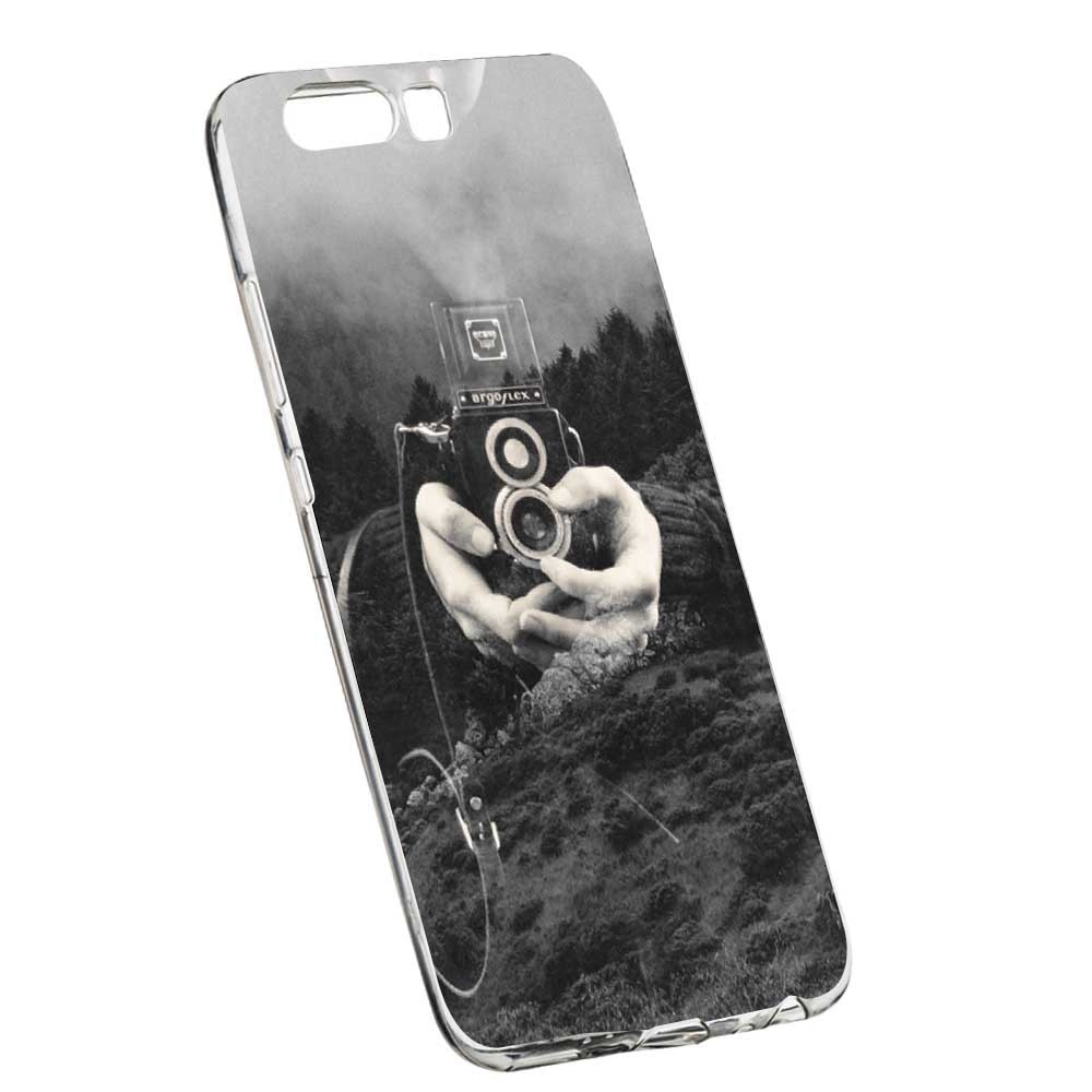 Husa Silicon, Transparent, Slim, Double Exposure, 13, Huawei Nova 2S