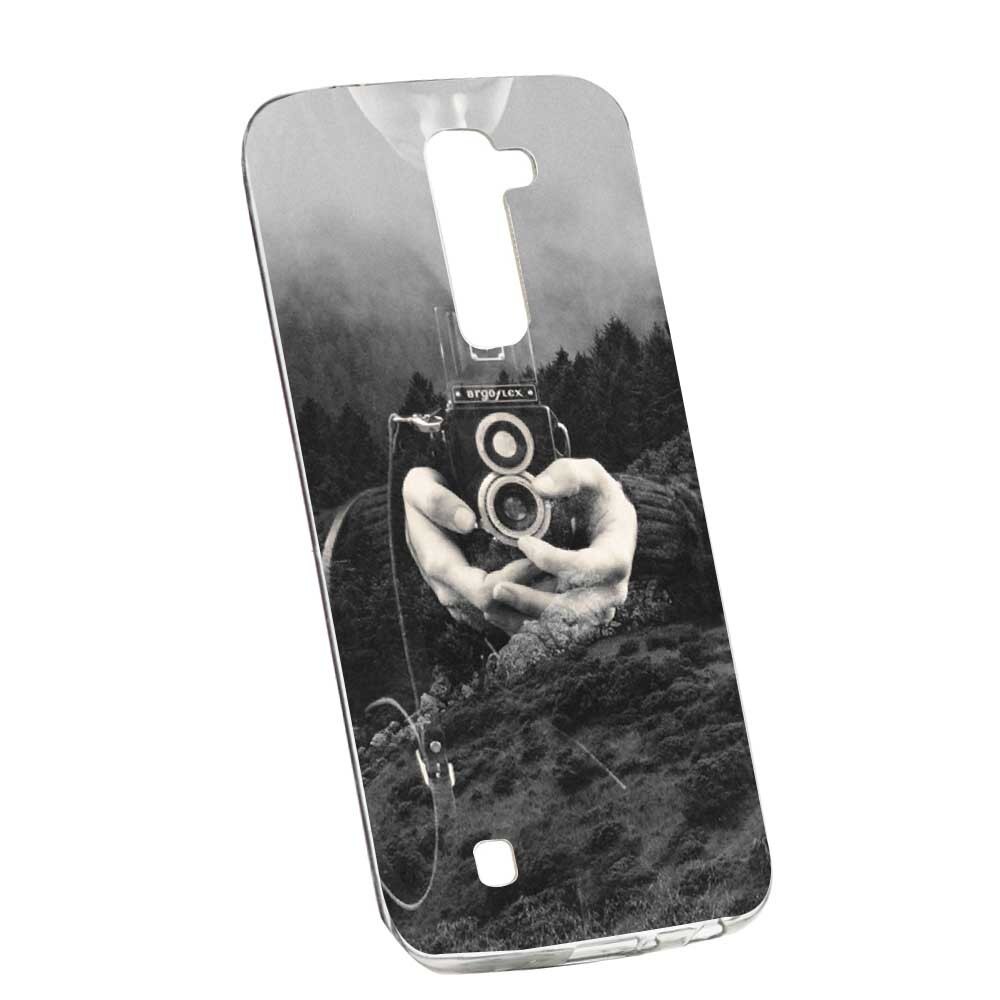 Husa Silicon, Transparent, Slim, Double Exposure, 13, LG G7 ThinQ