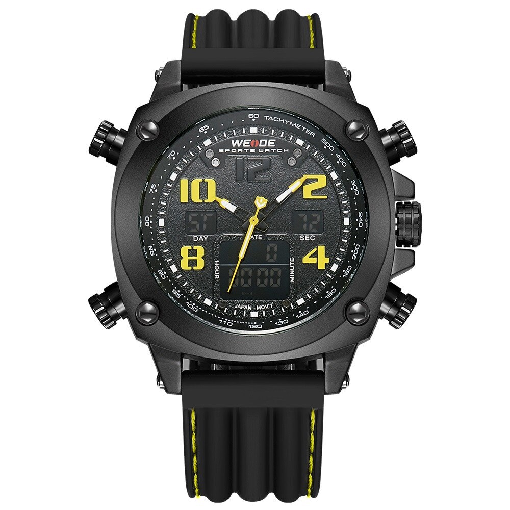 Ceas WEIDE WH5208B-3C galben