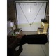 Lanterna LED & COB, reincarcabila USB, lampa exterioara, magnet pentru atasare pe metale, negru&rosu