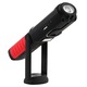 Lanterna LED & COB, reincarcabila USB, lampa exterioara, magnet pentru atasare pe metale, negru&rosu