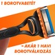 Gillette Fusion5 pótfej férfi borotvához, 12 db