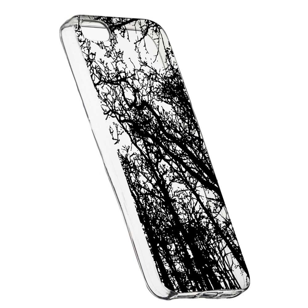 Husa Silicon, Transparent, Slim, Forest, 14, Xiaomi Mi5S