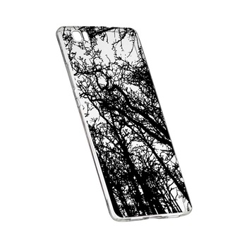 Husa Silicon, Transparent, Slim, Forest, 14, Sony XZ1 Husa Silicon, Transparent, Slim, Forest, 14, Sony XZ1