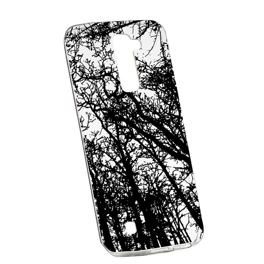 Husa Silicon, Transparent, Slim, Forest, 14, LG G7 ThinQ