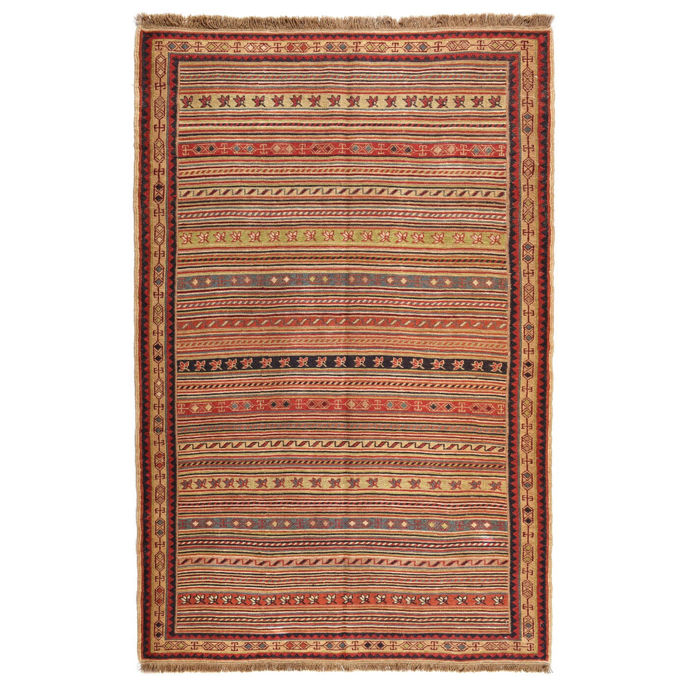 Covor ,Ardebil,Lucrat Manual,Lana,Multicolor,200X122