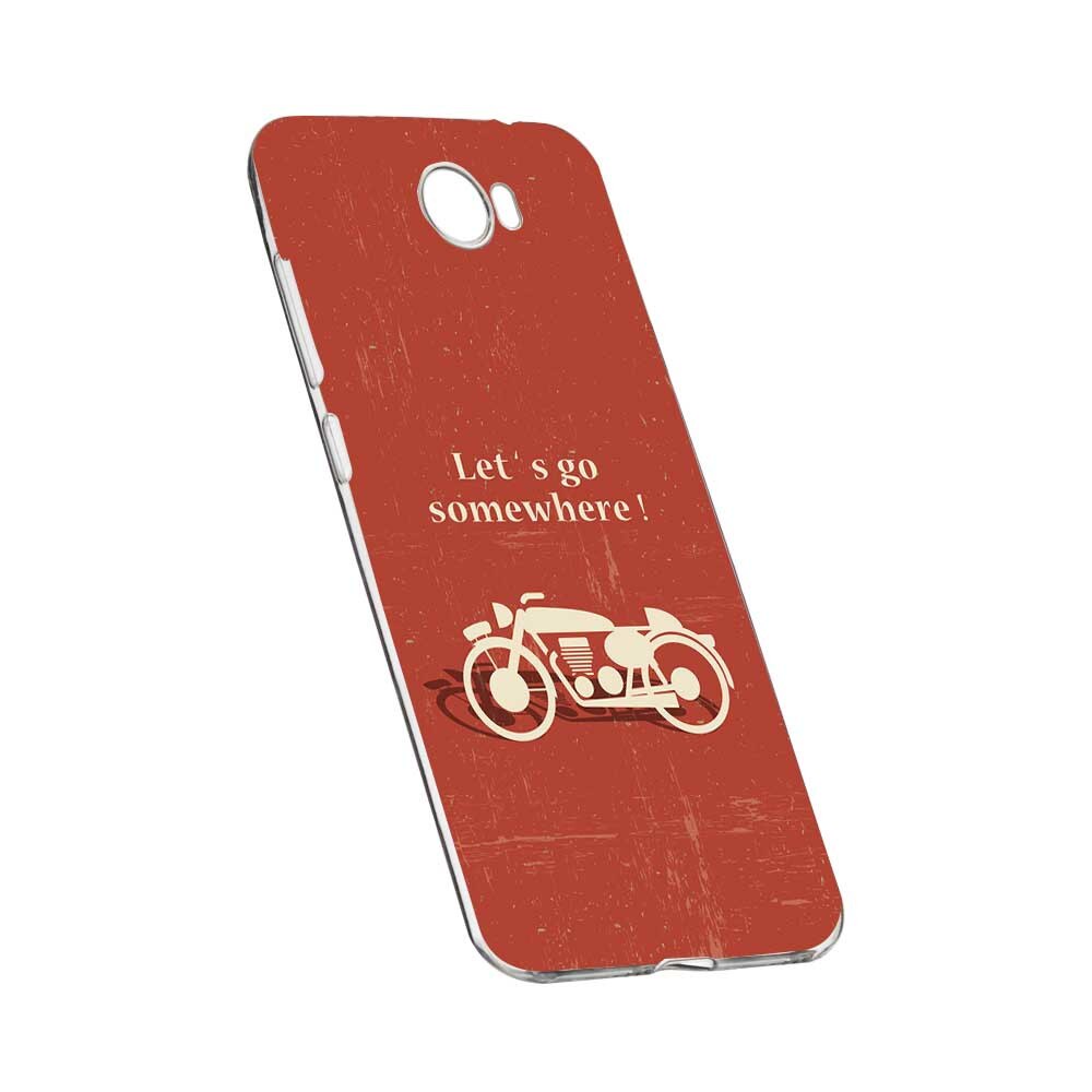 Husa Silicon, Transparent, Slim, Old School, 16, Huawei Y7 / Enjoy 7 Plus / Nova Lite Plus 2017