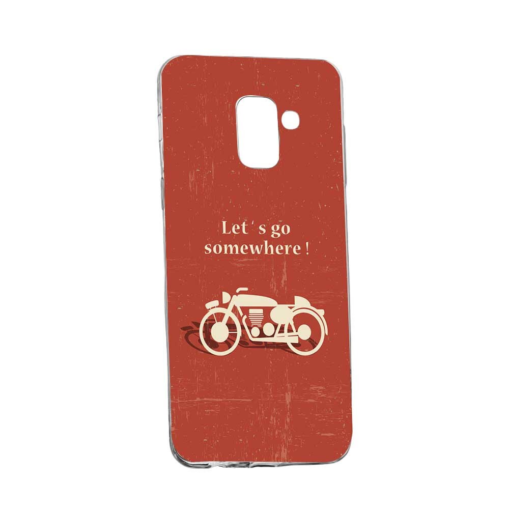 Husa Silicon, Transparent, Slim, Old School, 16, Samsung Galaxy J6 2018