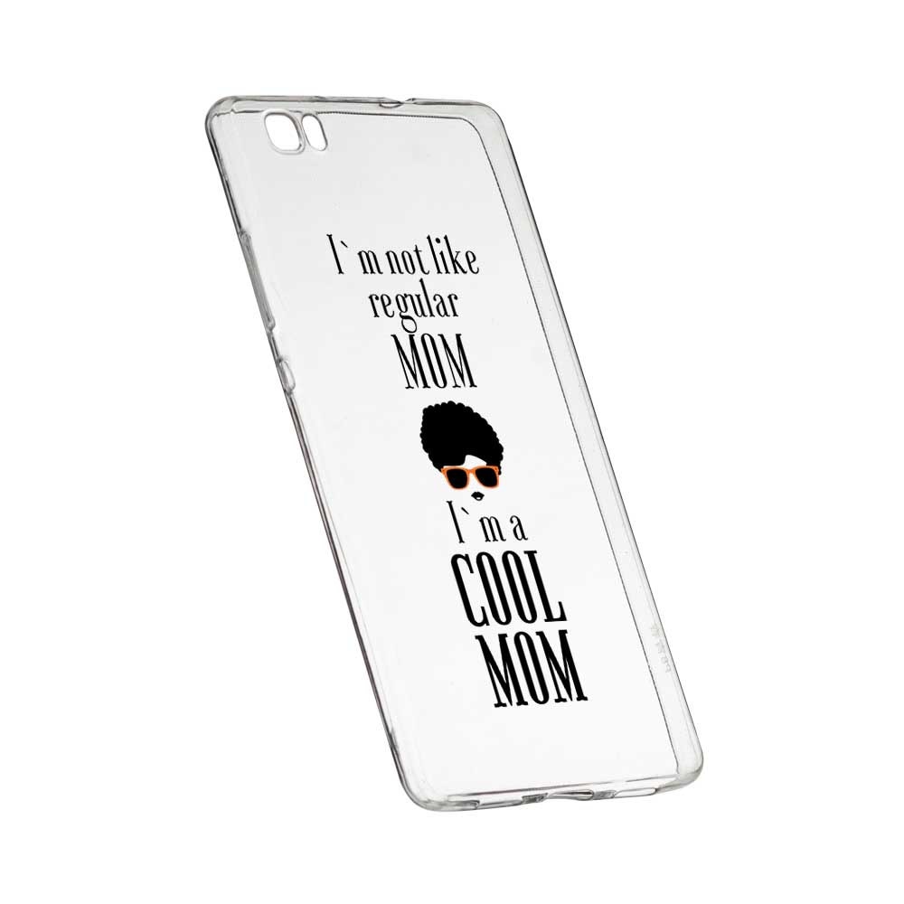 Husa Silicon, Transparent, Slim, Cool Mom, 19 , Huawei Honor 4A