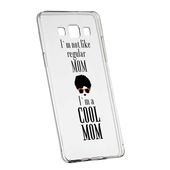 Силиконов калъф, Прозрачен, Тънък, Cool Mom, 19 , Huawei MATE 10