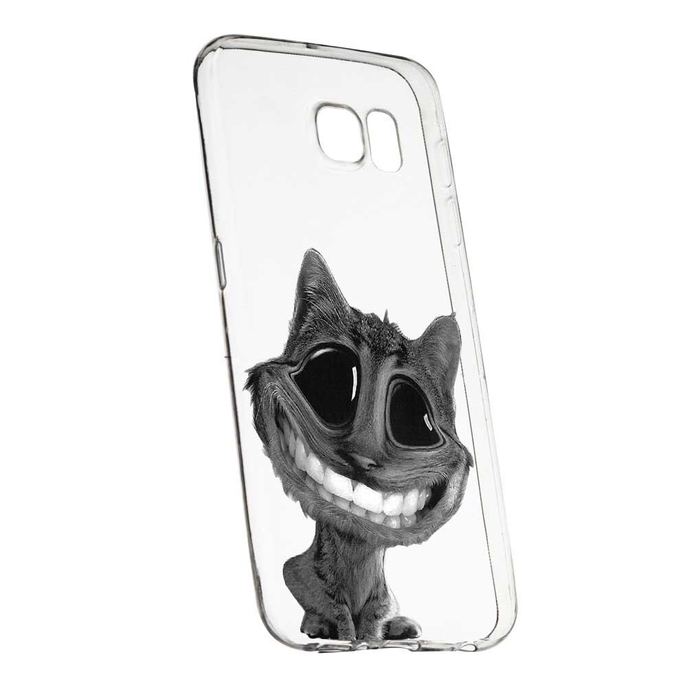 Husa Silicon, Transparent, Slim, Crazy Cat, 20 , HTC U Ultra