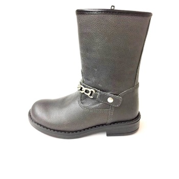 Cizme fete, Melania, gri, 27 EU Cizme fete, Melania, gri, 27 EU