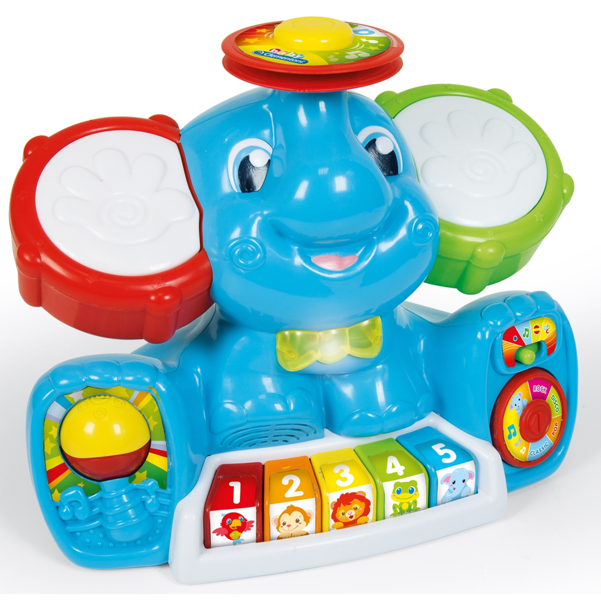 Jucarie interactiva Clementoni, Elefant muzical - eMAG.ro
