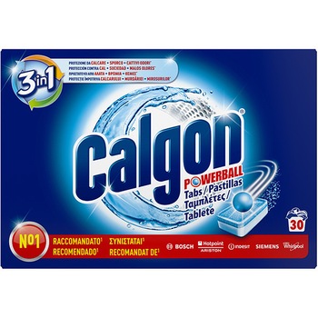 Tablete anticalcar Calgon Powerball 3in1 30bucx13gr Tablete anticalcar Calgon Powerball 3in1 30bucx13gr